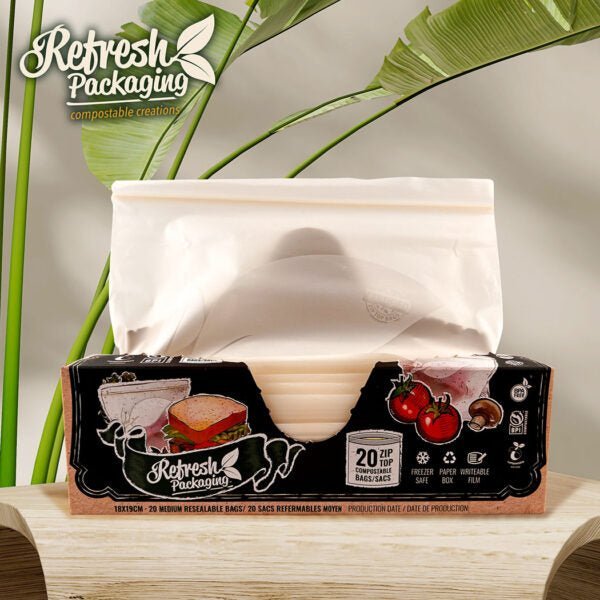 Compostable Zip-Top Bags