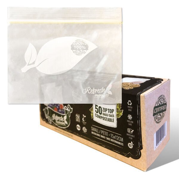 Compostable Zip-Top Bags