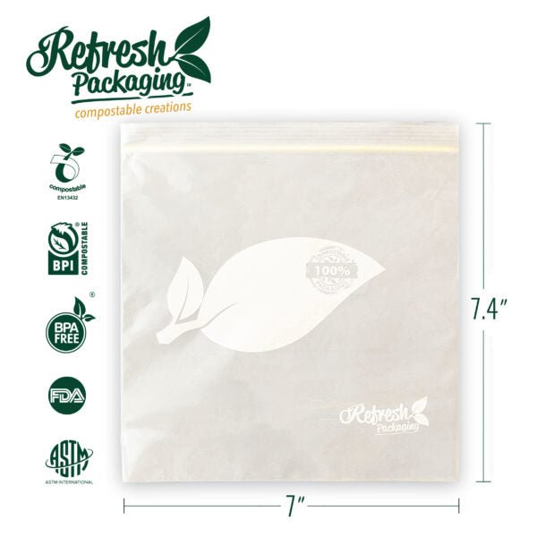 Compostable Zip-Top Bags
