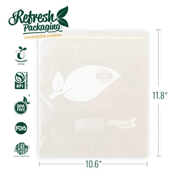 Compostable Zip-Top Bags
