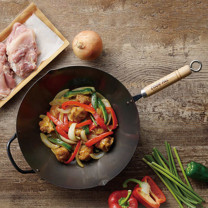 Yoshikawa Japan |  Carbon Steel Wok 36cm - Made in Japan-4