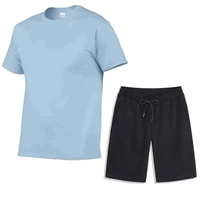 Cotton Short-sleeved Suit T-shirt Casual Sports