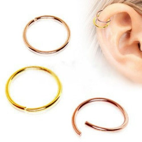 Gold Annealed Seamless Ring-0