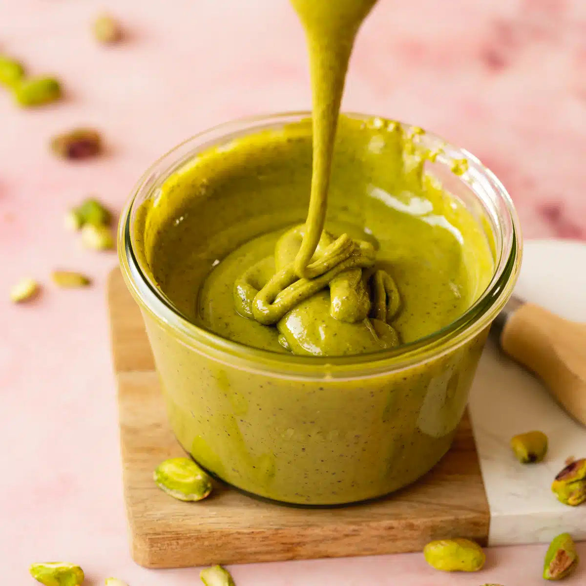 All Natural - Premium Pure Pistachio Butter (aka Pistachio Cream or Filling) - 100% Pure Pistachio Paste - 200g Jar or 5KG Bulk Bucket - For Cooking, Baking, Ice Cream, Gelato, Desserts, Sauce and Toppings - Canadian Distribution-3