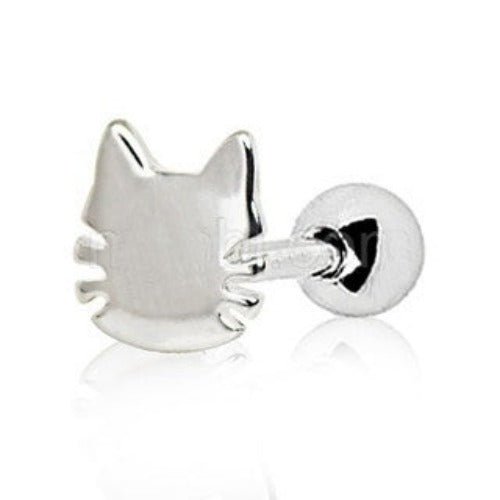 316L Stainless Steel Cat Cartilage Earring-1