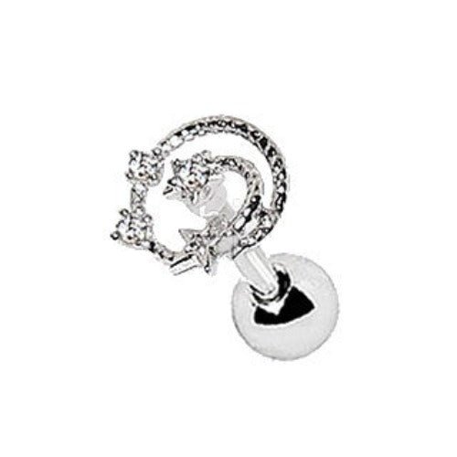 316L Stainless Steel Galaxy Cartilage Earrings-0