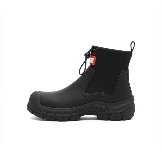 Cute Chunky Platform Chelsea Ankle Boots in British Style-0