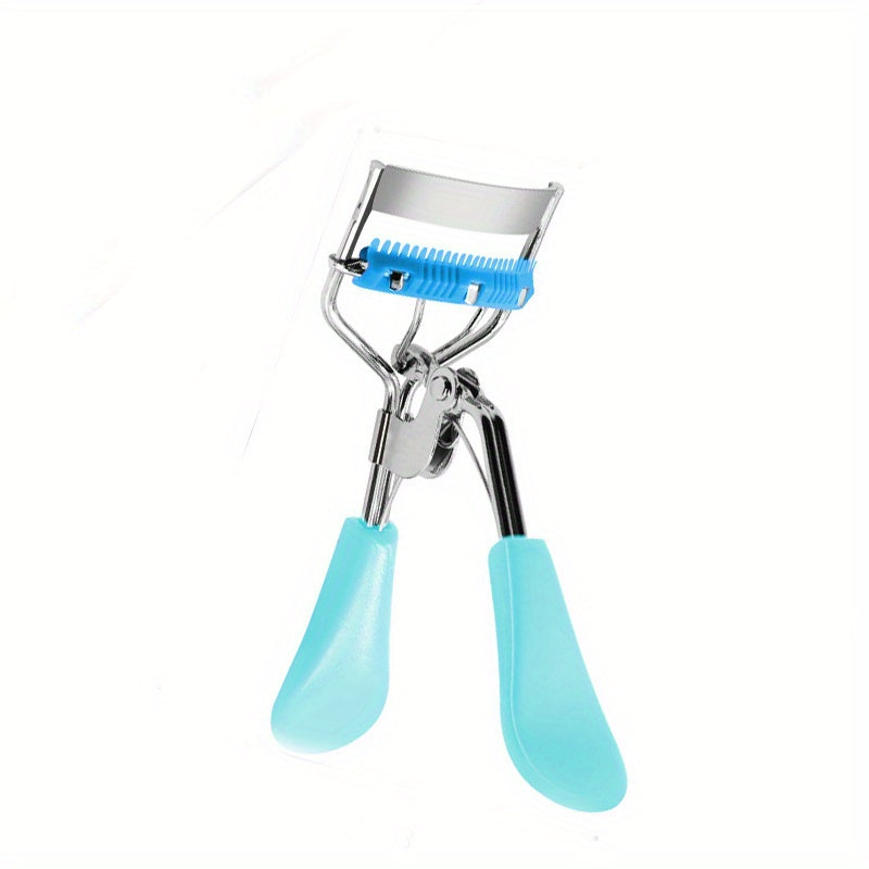 1pc Wide Angle Eyelash Curler With Built In Comb Eye Lash Clip Cosmetic Makeup Lash Curling Auxiliary Tool For Women Lash Curlers, Multicolor