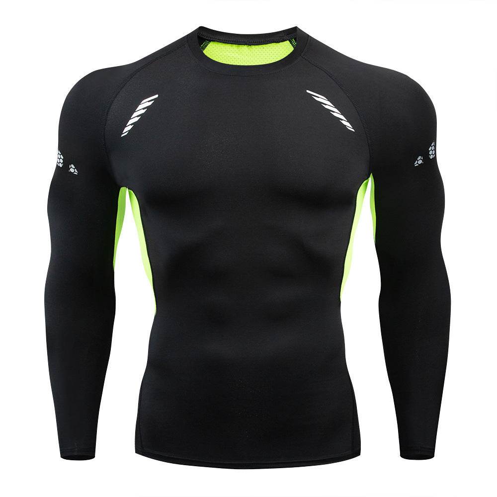 Men's Sports Quick-drying Long sleeve Workout Fitness T-shirt top