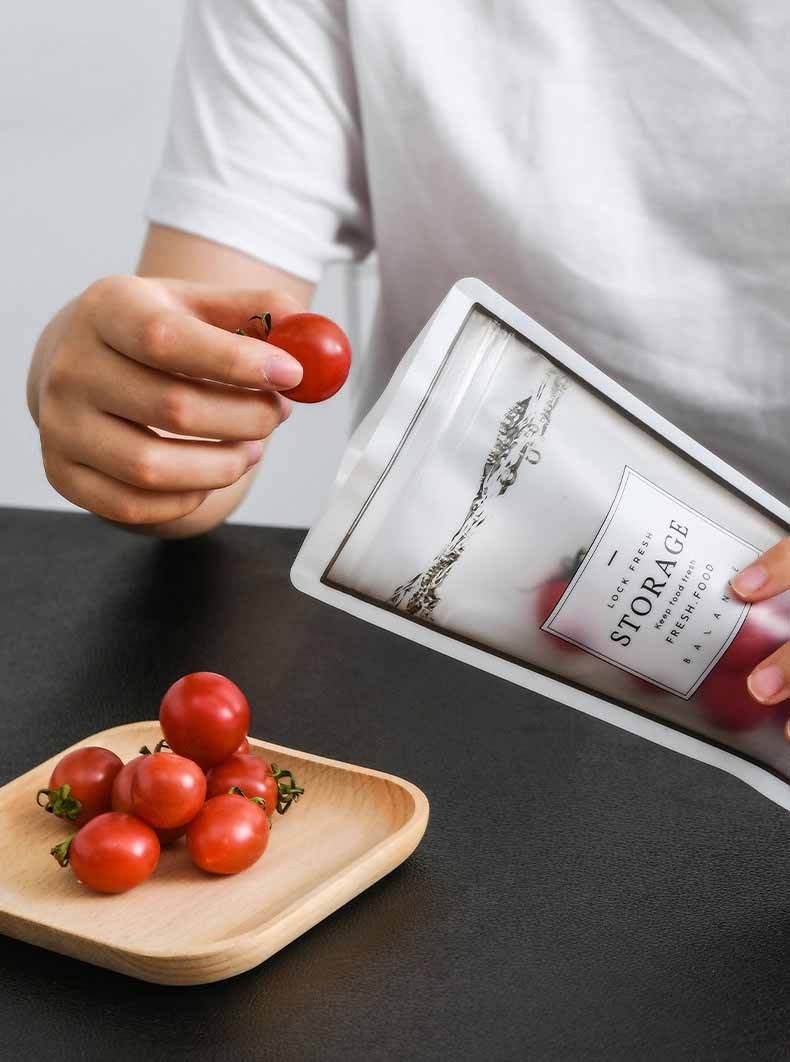 Food Storage Bag Reusable Ziplock Bags Cookie seal Bag