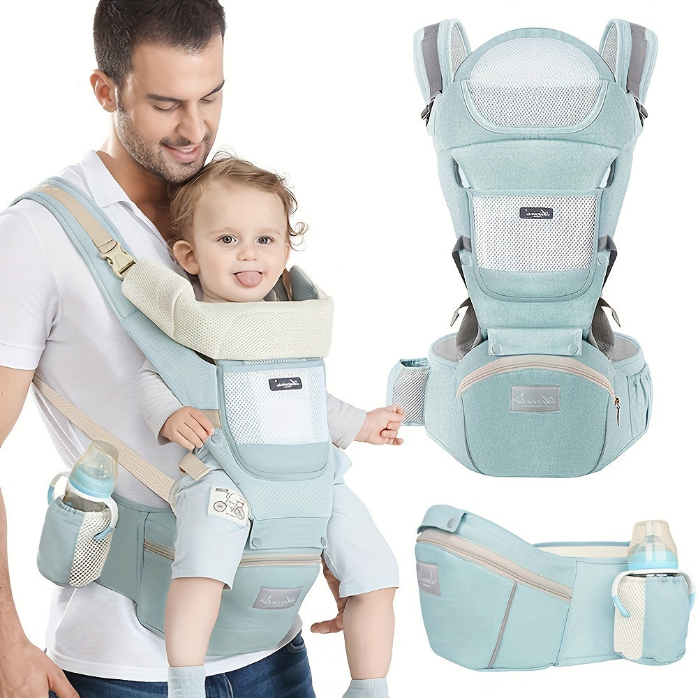 Polyester-cotton Breathable Style, Skin-friendly And Breathable Baby Multi-functional Strap Waist Stool Mechanical Design Labor-saving Artifact