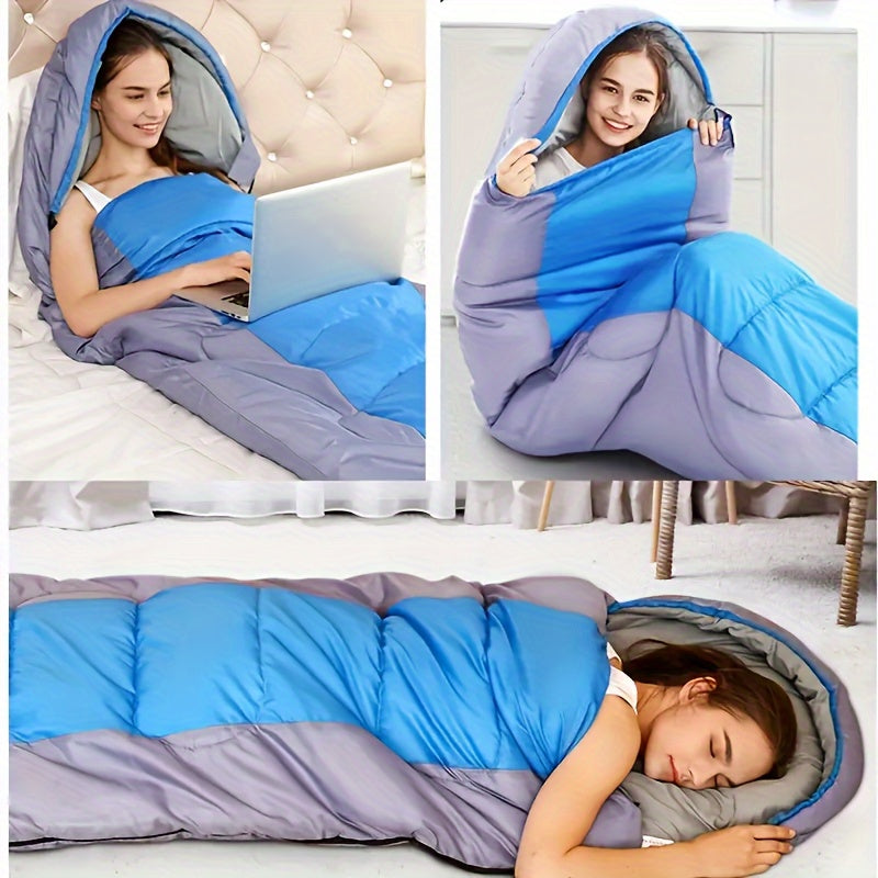 Sleeping Bag Winter Hooded with Accessories-3