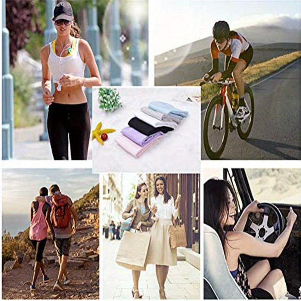 [Cool Compression UV Sleeves] 6 Pairs of Cool Compression UV Sun Protection Arm Sleeves - Men's and Women's Sports Arm Sleeves