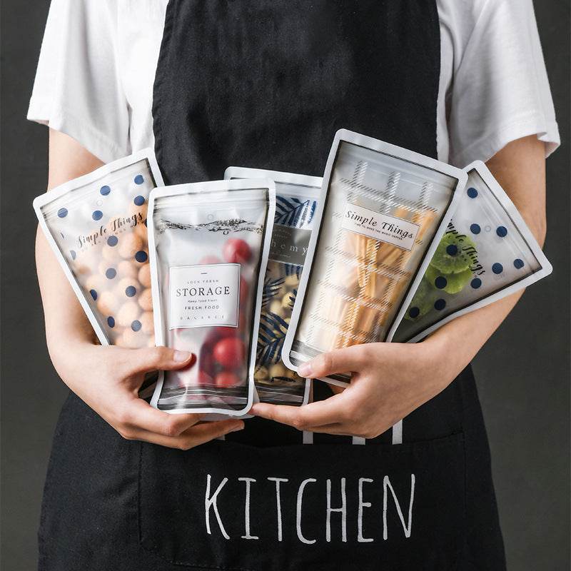 Food Storage Bag Reusable Ziplock Bags Cookie seal Bag