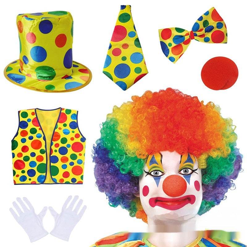Halloween Clown Wig Dress Up Costume