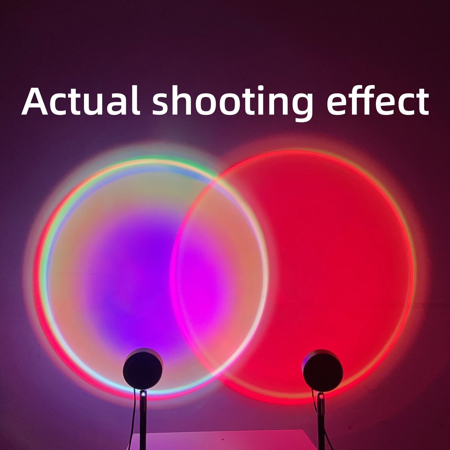 Small Sunset Atmosphere Lamp - Bedside Night Light for Bedroom - Christmas Decoration