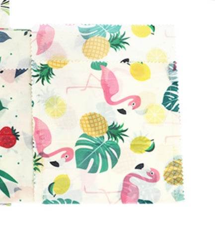 Grade Custom Size Pattern Reusable Eco friendly Food Beewax wrap