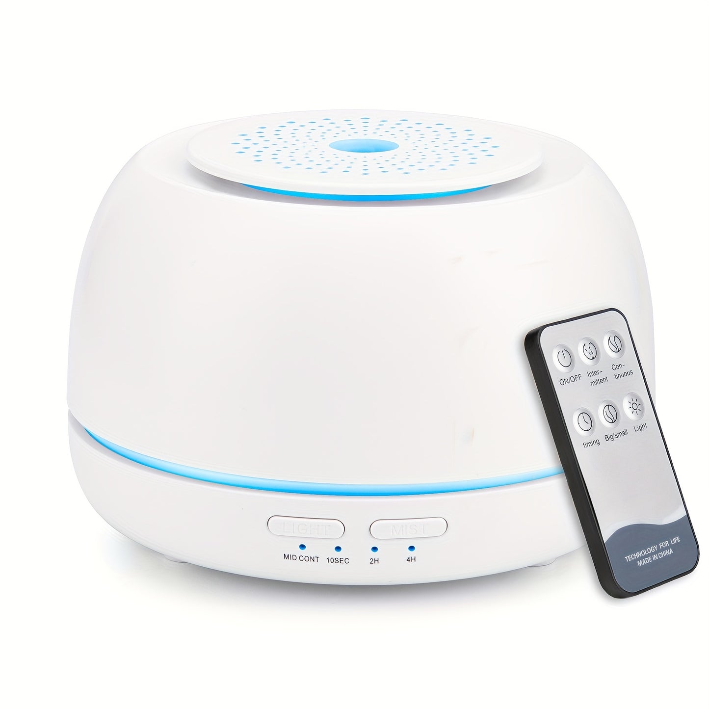1pc 300ml AromaMaster Essential Oil Diffuser - 7-Color LED, Remote Control, USB Powered, Waterless Auto-Off, Aromatherapy Scent Air Humidifier for Room, Office - Compact, Portable, Whisper-Quiet Operation