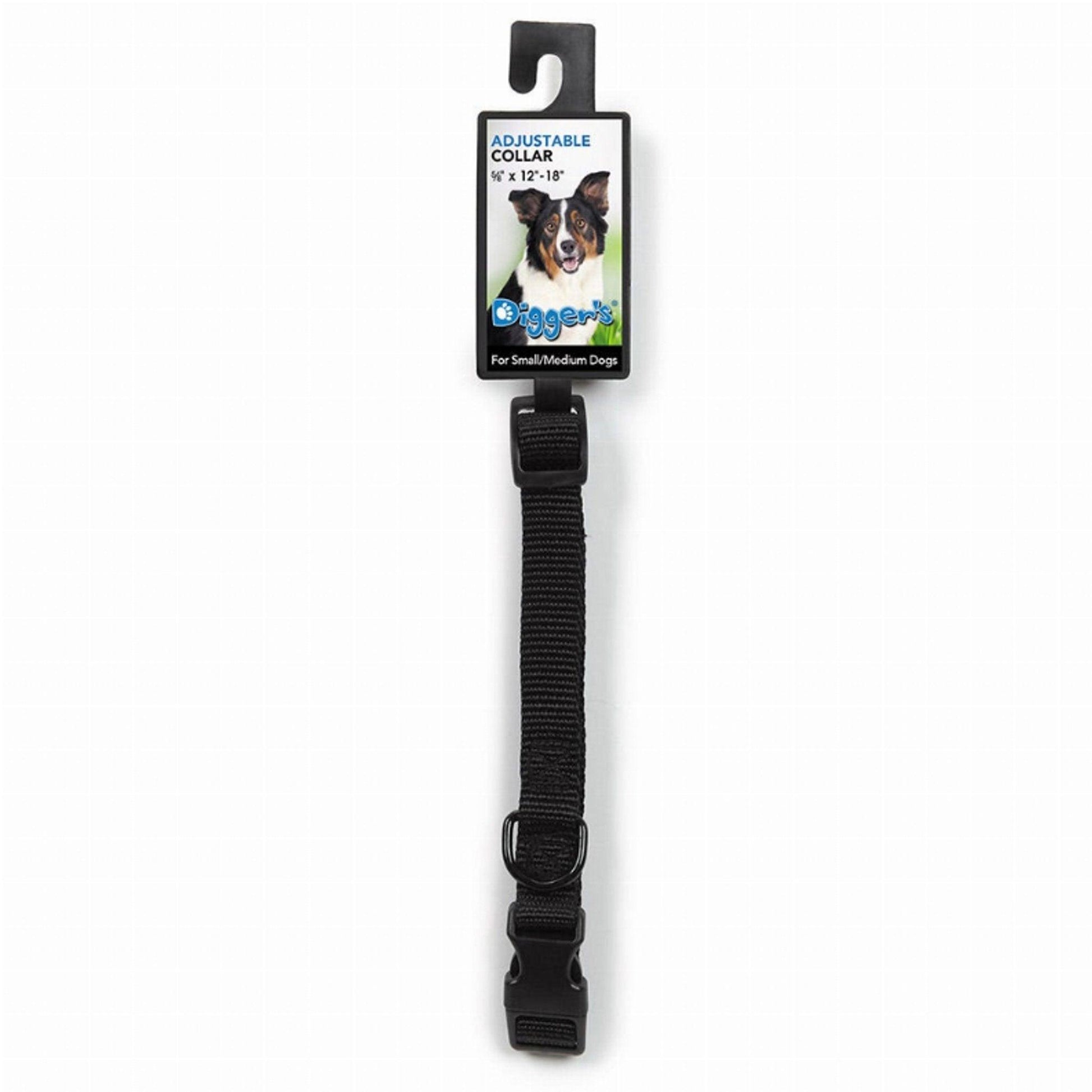 DGR Elegant Adjustable Black Collar 5/8in-1