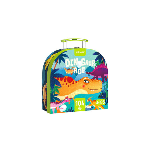Dinosaur Age 104pcs Puzzle Gift Box-0