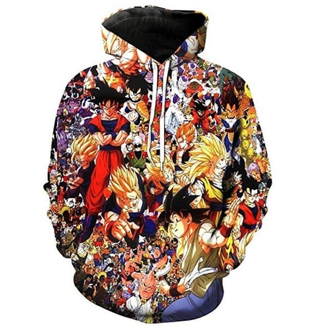 Dragon Ball Z Goku 3D Hoodie Coat Men Women Sweatshirts 3D Hoodies Pullovers Outerwear Hoodie Jacket-11