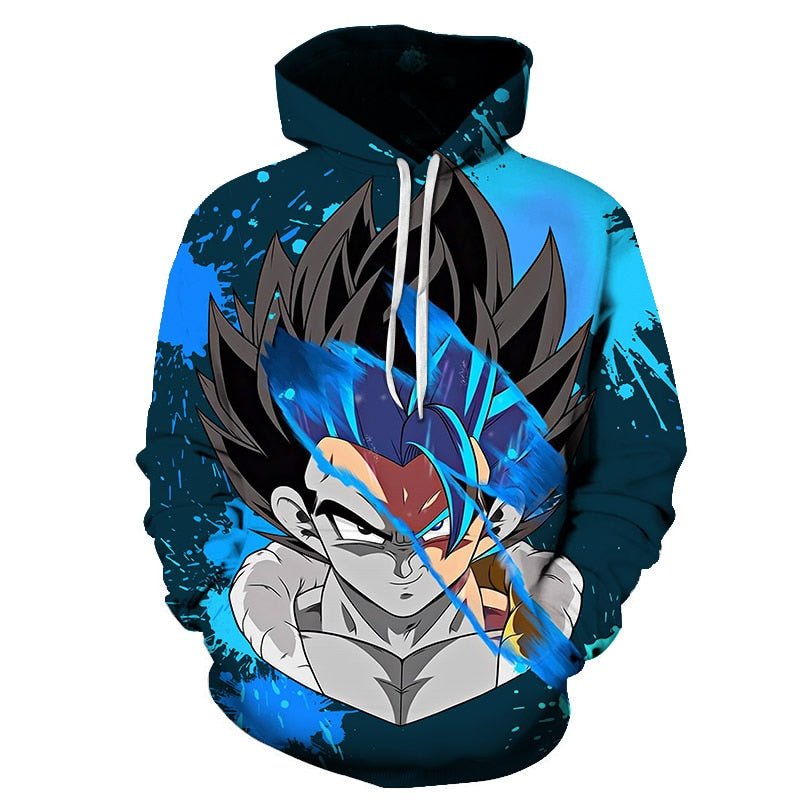 Dragon Ball Z Hoodies 3D Hooded Pullover Coats Sportswear Sweatshirt Dragonball Super Saiyan Son Goku Vegeta Outfit Outwear Tops-0