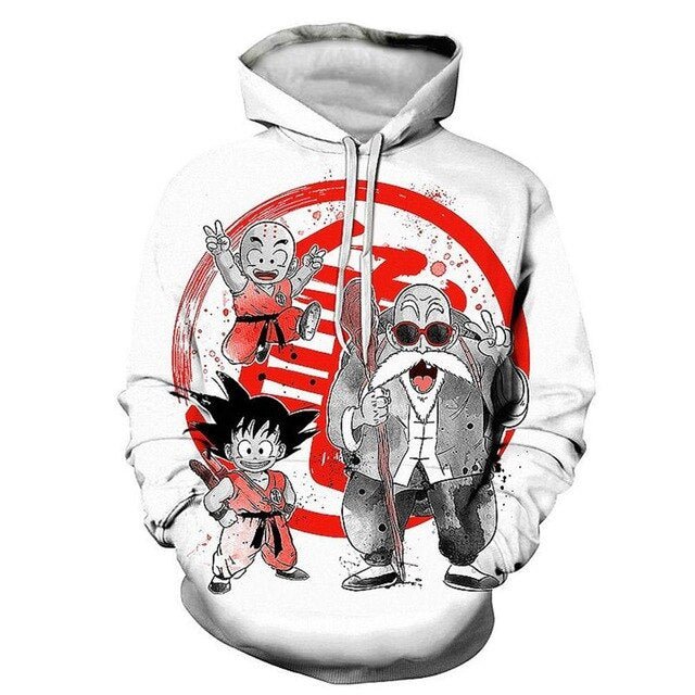 Dragon Ball Z Hoodies 3D Hooded Pullover Coats Sportswear Sweatshirt Dragonball Super Saiyan Son Goku Vegeta Outfit Outwear Tops-5