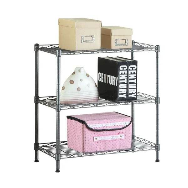 Concise 3 Layers Carbon Steel  PP Storage Rack, Kitchen Storage Rack RT