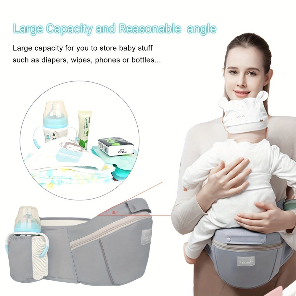 Polyester-cotton Breathable Style, Skin-friendly And Breathable Baby Multi-functional Strap Waist Stool Mechanical Design Labor-saving Artifact