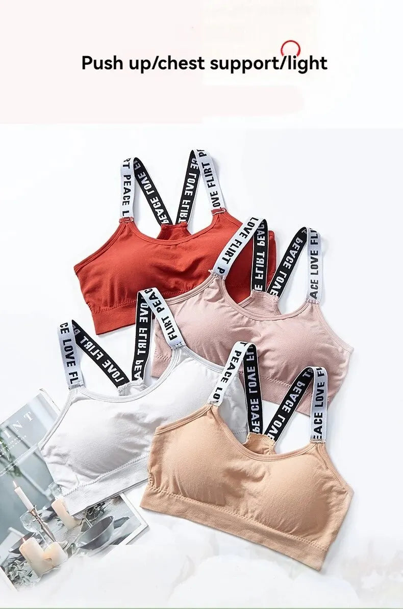 1pc Women Sexy Sports Bra Tops For Gym Top Fitness Yoga Female Pad Sportswear Vest Tank Tops Sport Push Up Sports Bras Underwear