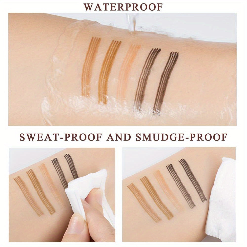 Waterproof Microblading Eyebrow Tattoo Pen with Micro-Fork Tip Applicator - Long Lasting, Natural Looking Eyebrow Makeup - Perfect Gift for Women