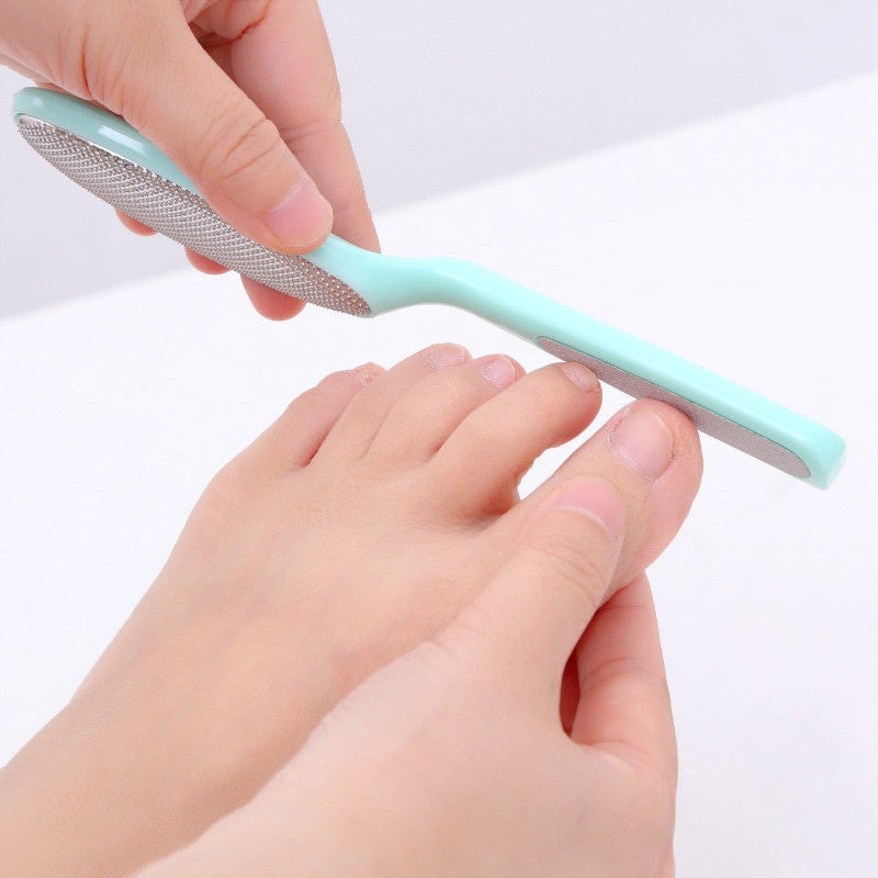 [Double-Sided File for Smooth Feet] Premium Double-Sided Foot File for Smooth and Soft Feet - Effectively Removes Hard and Dead Skin, Perfect for Pedicures and Foot Care