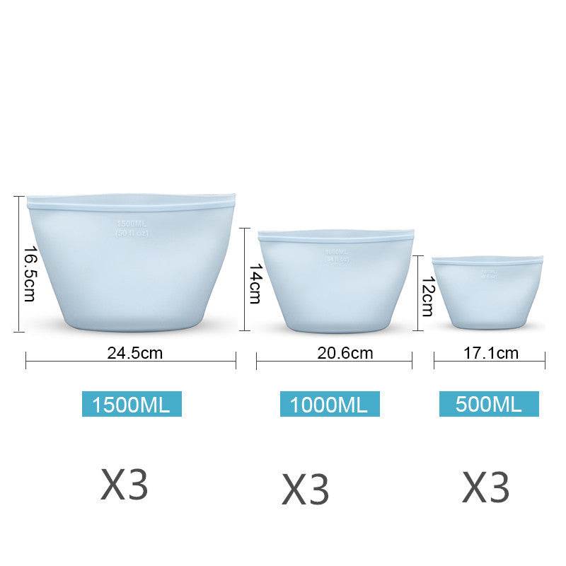 Silicone Food Storage Bag reusable freezer bags