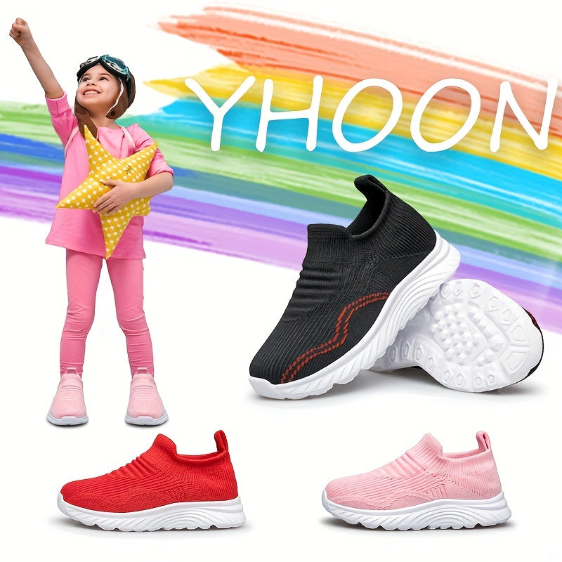 Breathable and Lightweight Girls' Slip-On Shoes for Comfortable Walking in Spring and Summer