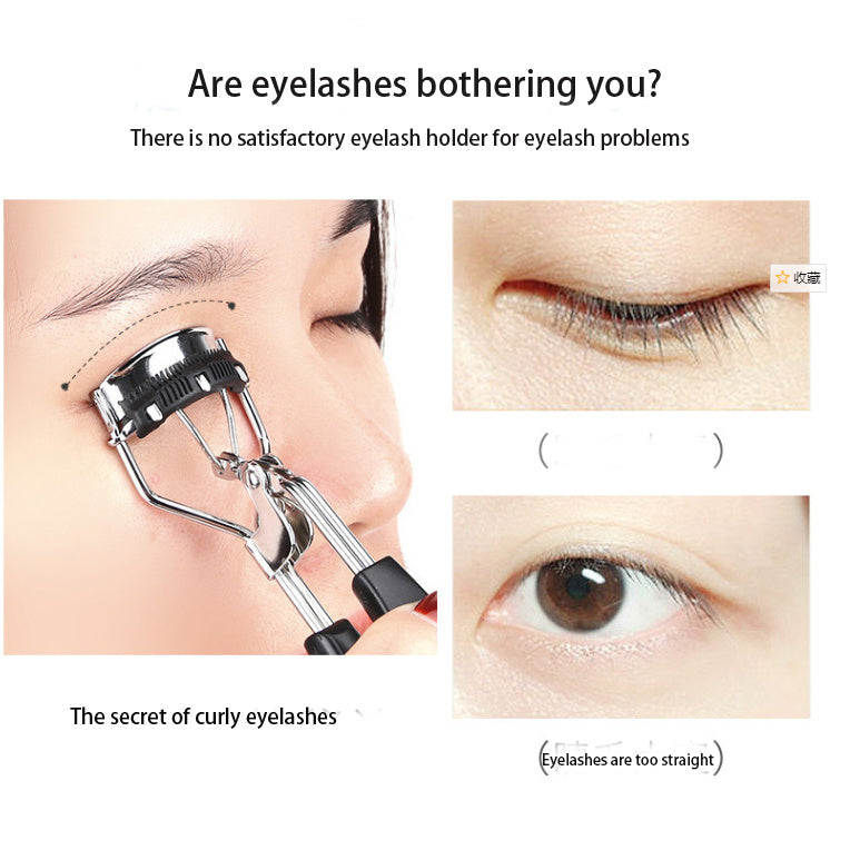 1pc Wide Angle Eyelash Curler With Built In Comb Eye Lash Clip Cosmetic Makeup Lash Curling Auxiliary Tool For Women Lash Curlers, Multicolor