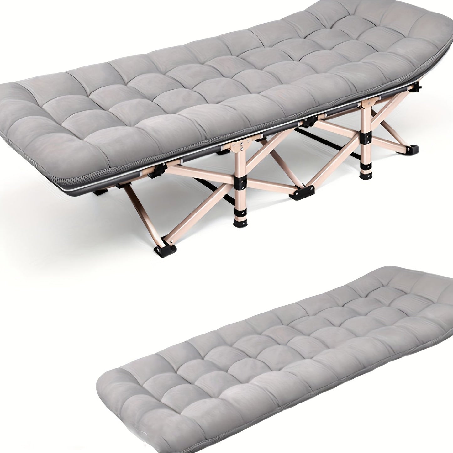 Foam Mattress for Travel (Gray)-1