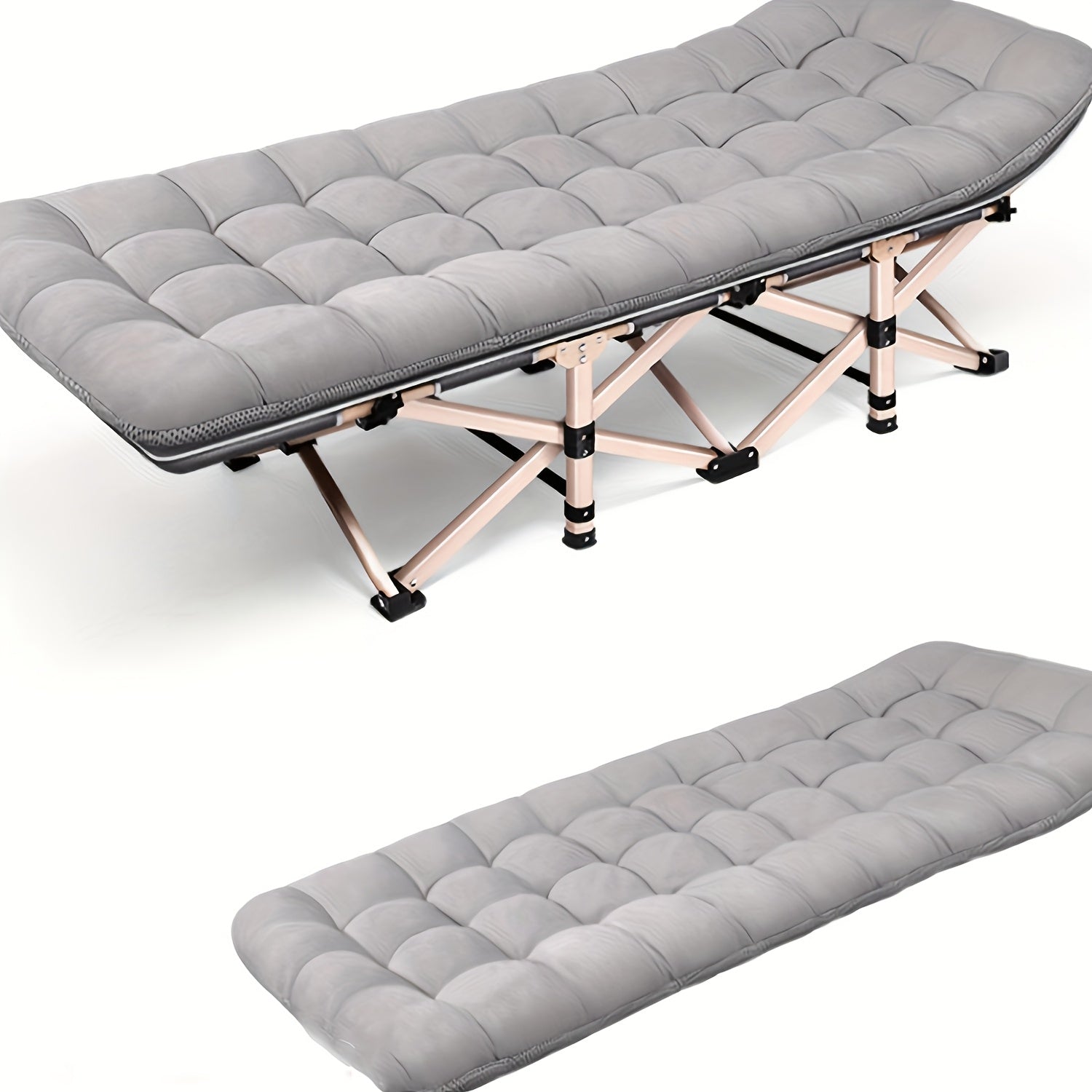 Foam Mattress for Travel (Gray)-1