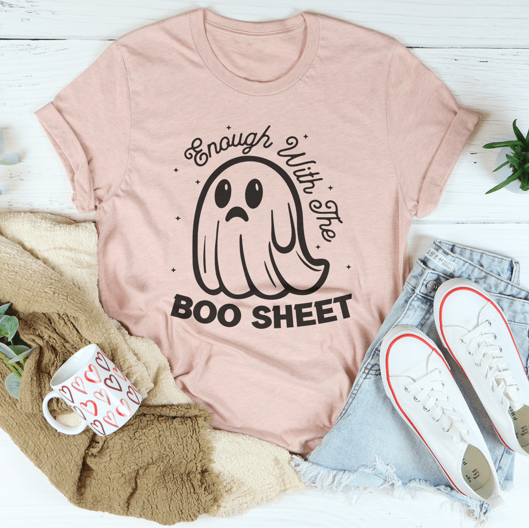 Enough With The Boo Sheet Tee-1