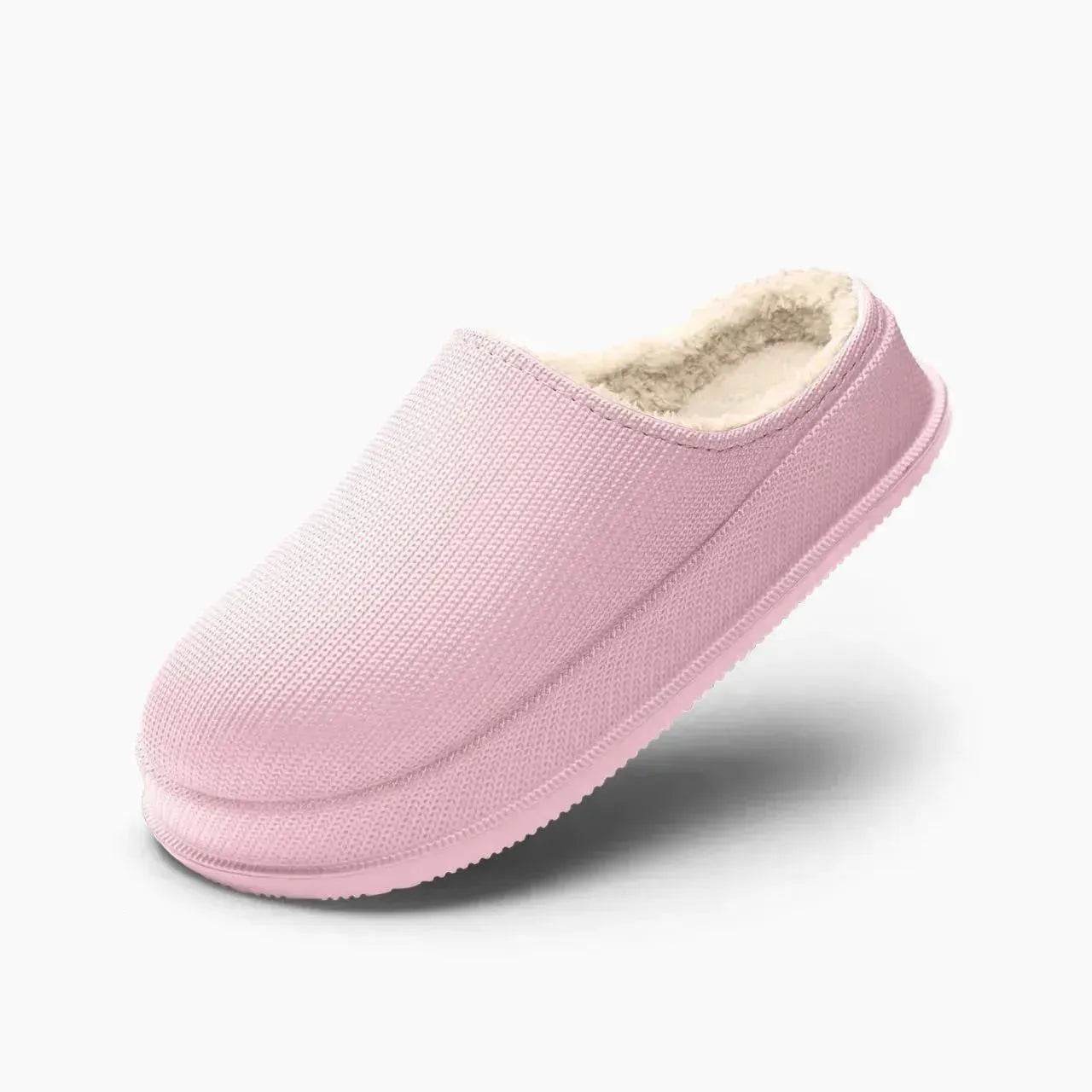 EVA Autumn And Winter Feeling Plus Size Couple Waterproof Non-slip Warm Home Cotton Slippers