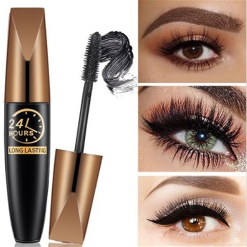 1Pcs 8D Silk Fiber Lash Mascara Waterproof Mascara For Eyelash Extension Black Thick Eye Lashes Curler Cosmetic