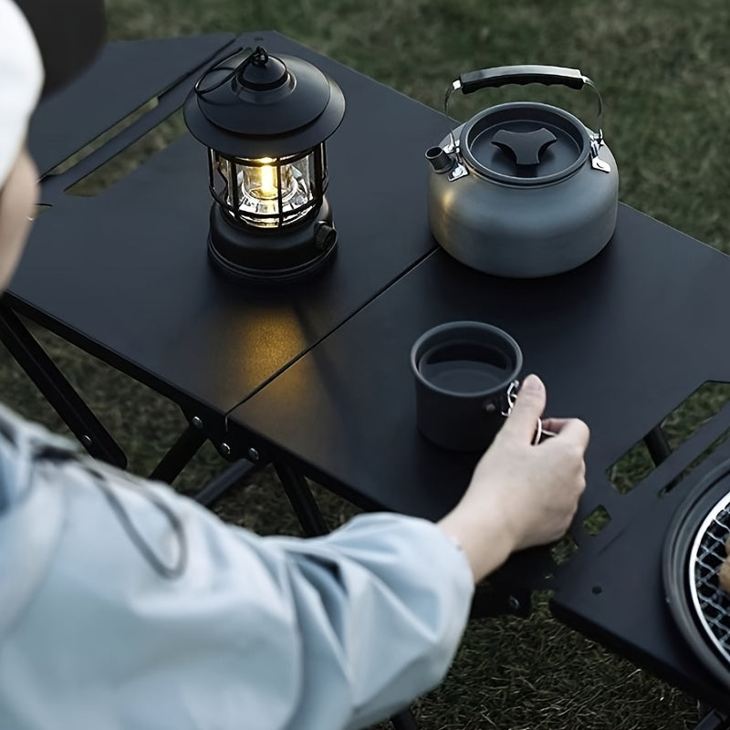 Camping Table with Grill Outdoor Gear-3