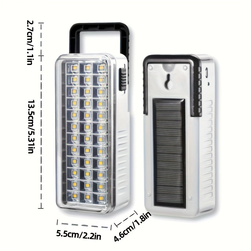 Solar Rechargeable LED Lantern with USB Charging-1