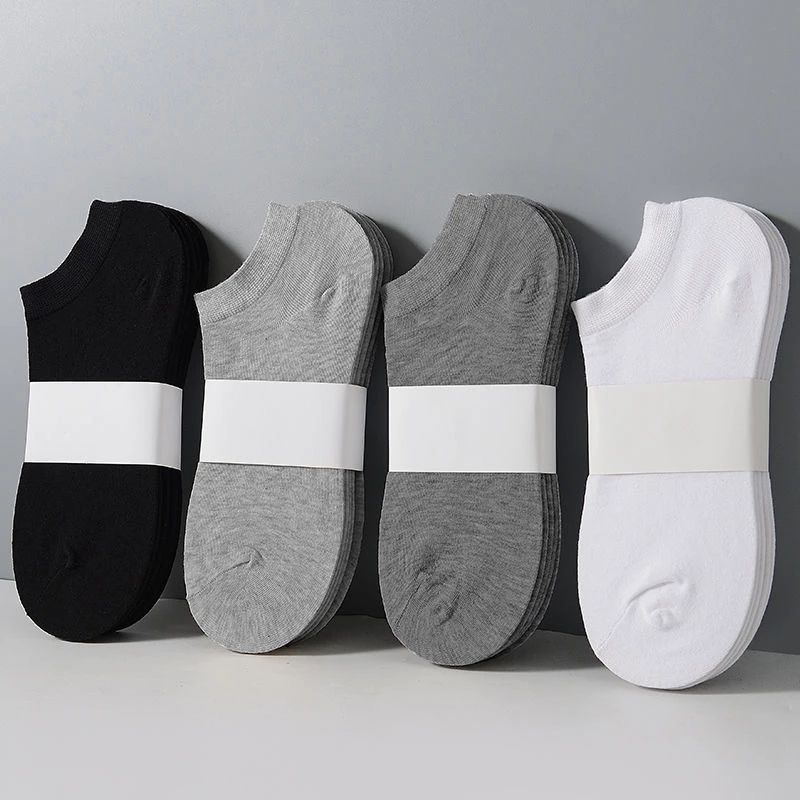 5/10/12 Pairs Comfy Ankle Socks, Solid Color Ankle Sock Pack, Women's Stockings & Hosiery