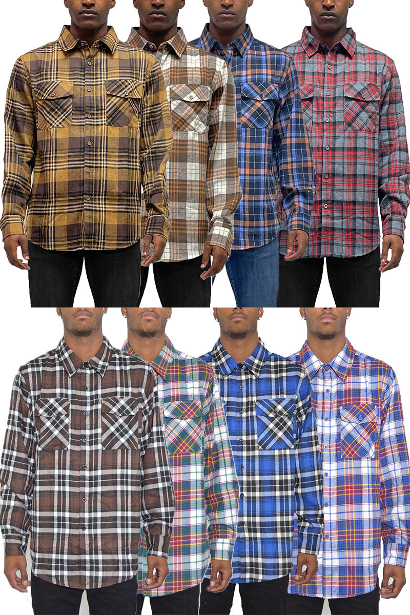 Brushed Flannel Shirt-1