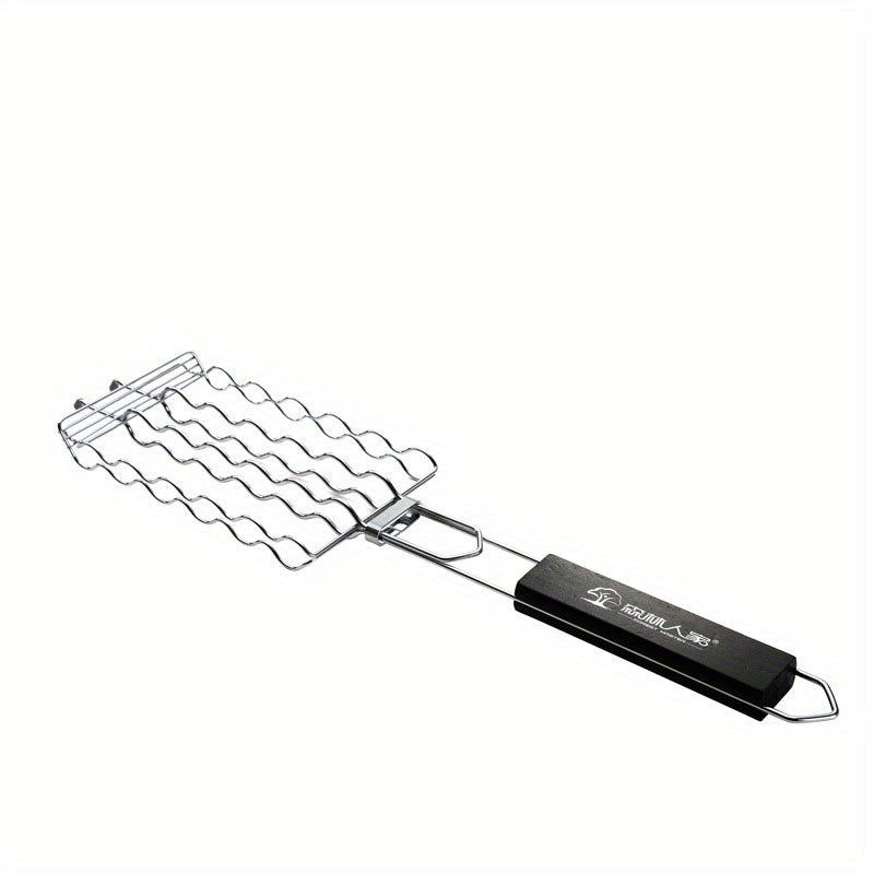 Sausage Grilling Basket Metal Mesh Rack for BBQ-4
