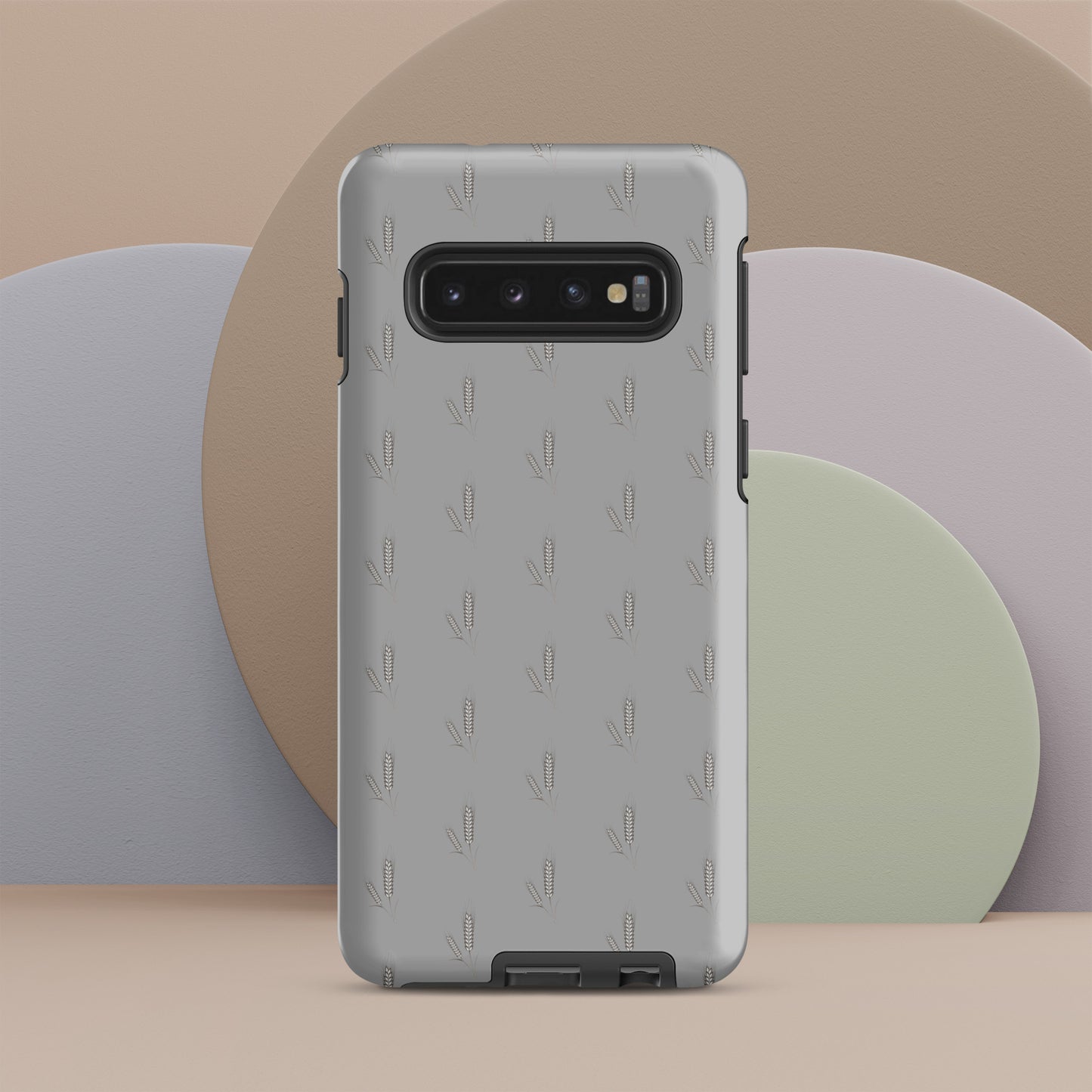 Grano Pattern Tough Case for Samsung® - Grey-1