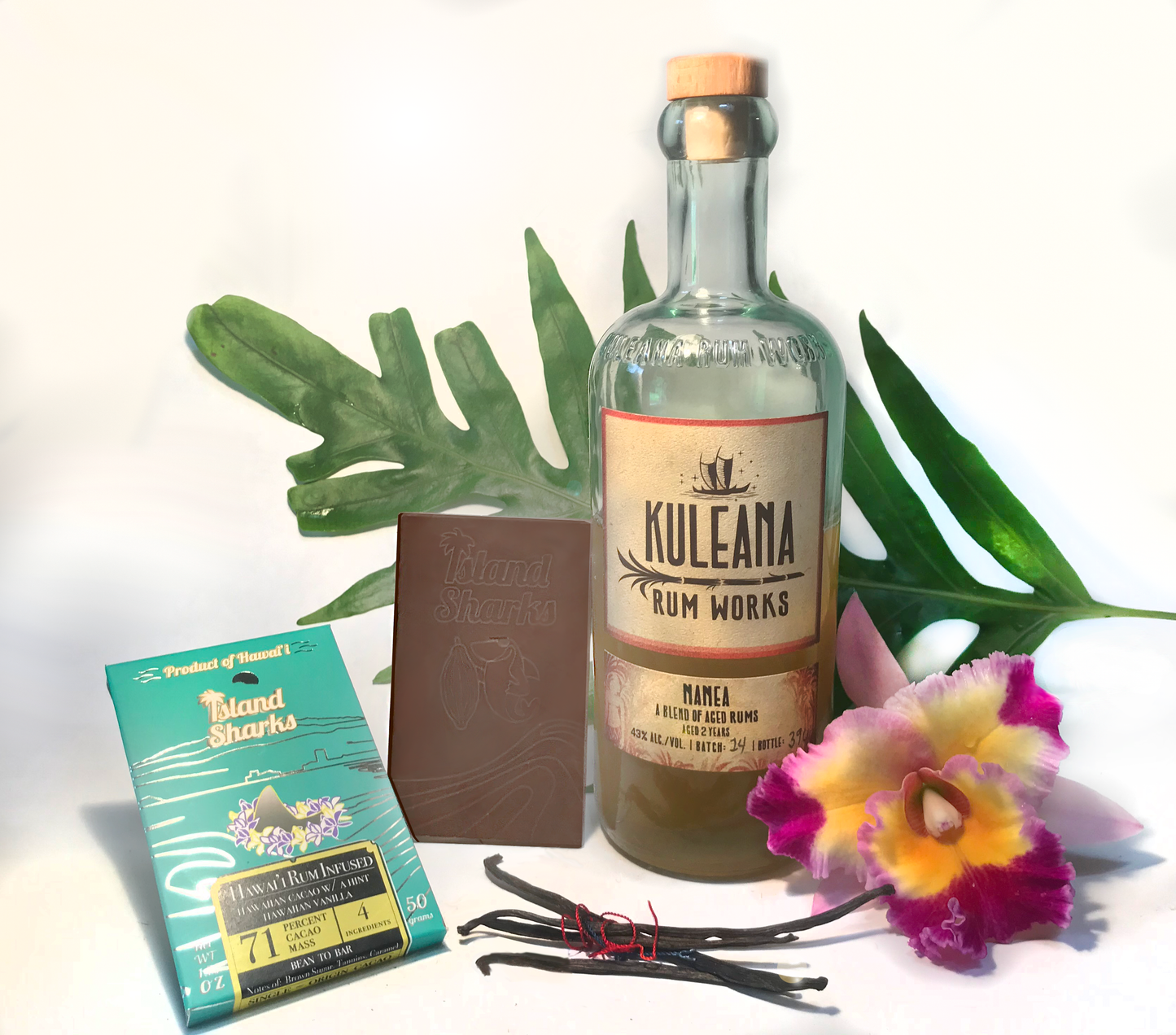 Kuleana Rum 71% Hawaiian Cacao Dark Chocolate with Hawaiian Vanilla-1
