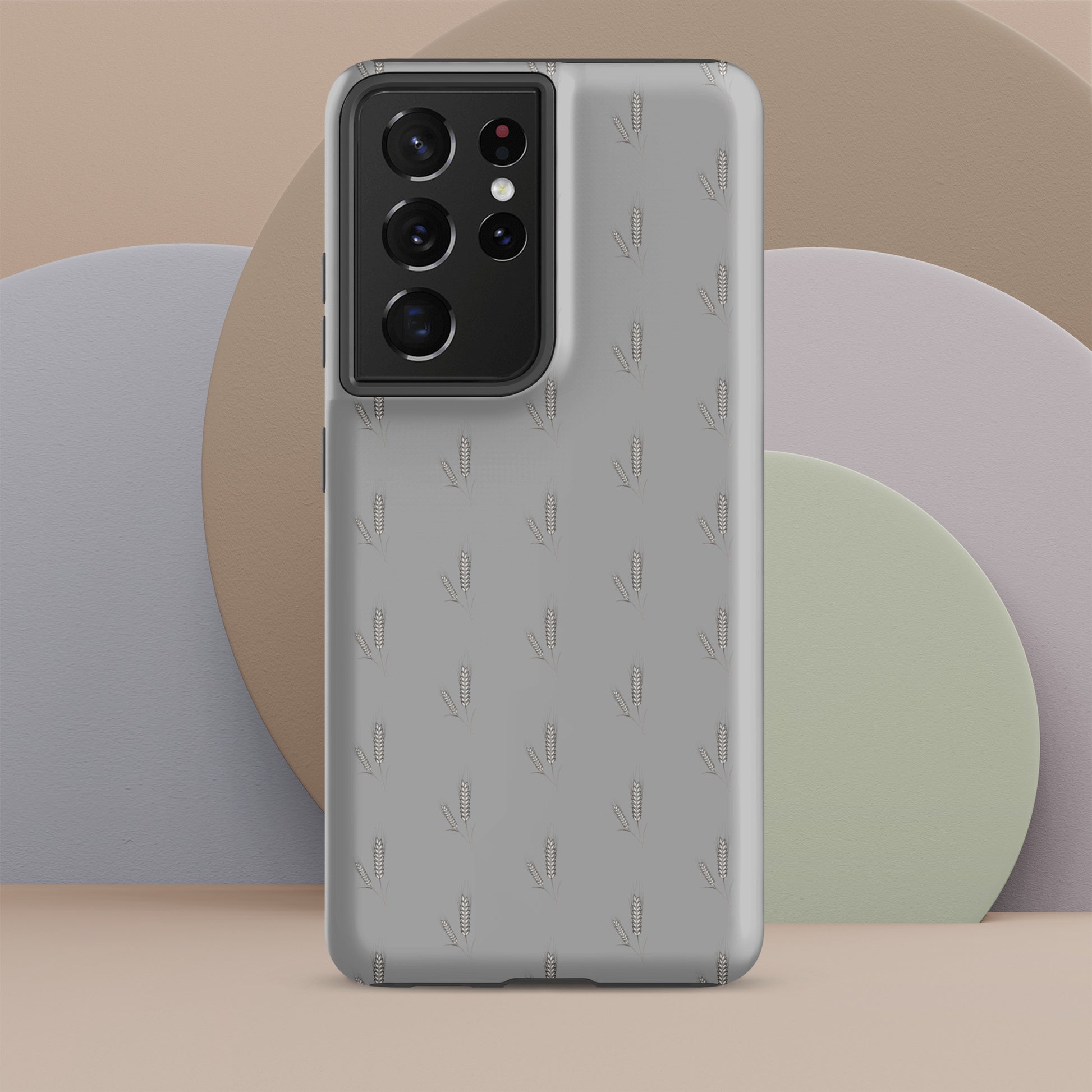 Grano Pattern Tough Case for Samsung® - Grey-9