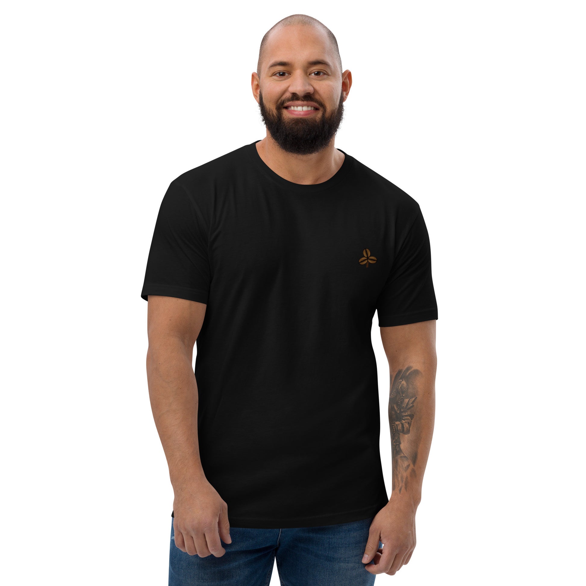 Coffee Clover Men's Fitted T-Shirt-1