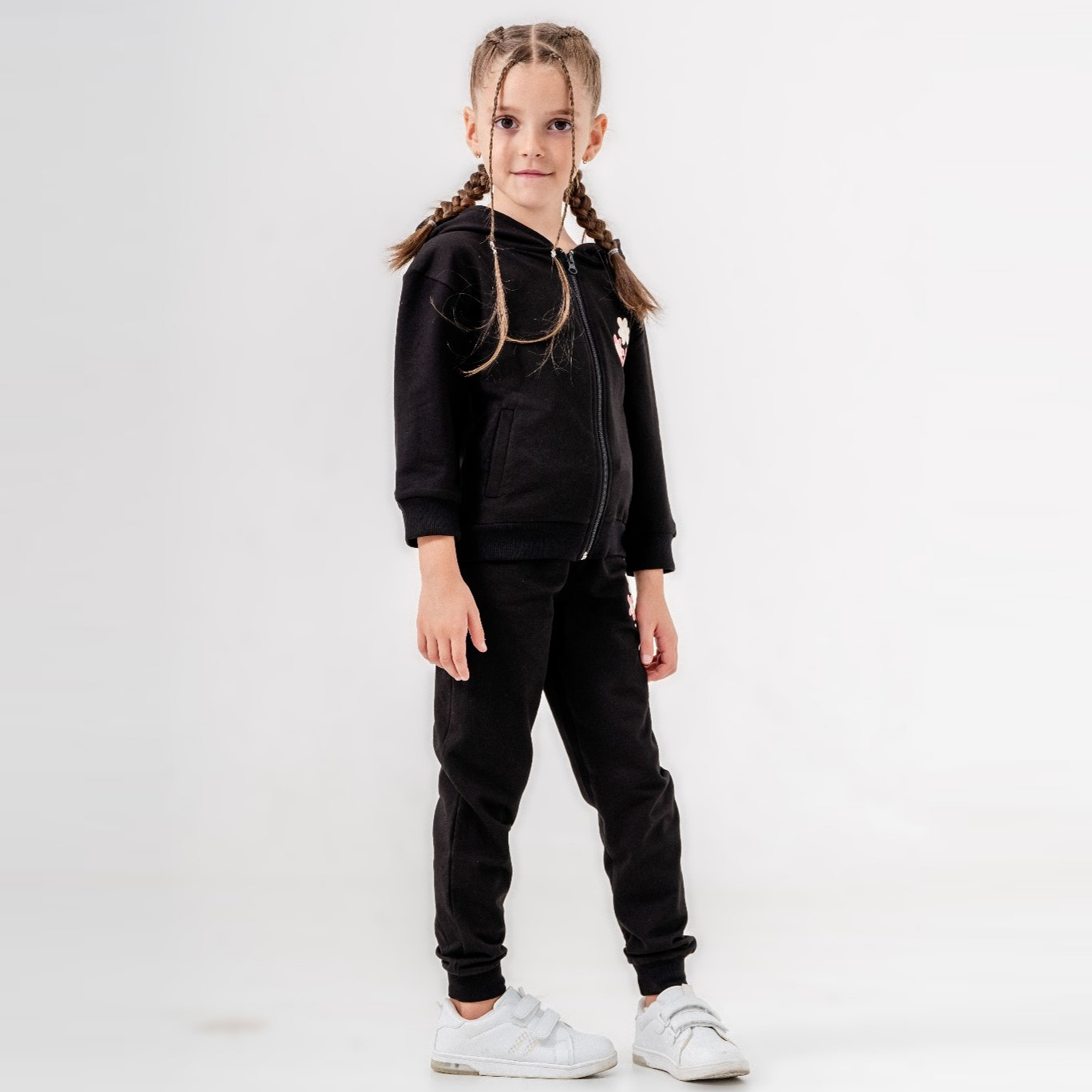 Friendly Flower Cotton Joggers Set-1